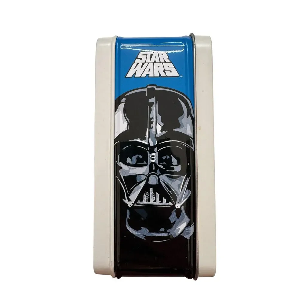 STAR WARS x POTTERY BARN *NEW* Tin Lunch Box with Vintage Movie Images